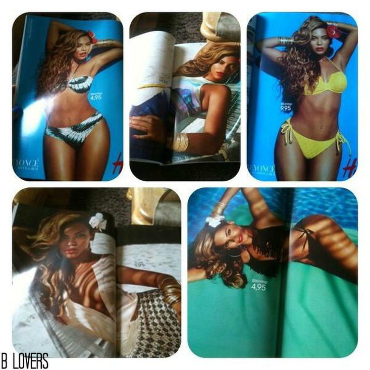 Sneak Peak: Beyonce for H&M on Elle UK Magazine!